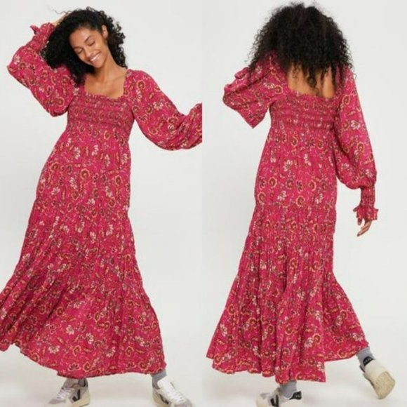 SOLD Free People Sweet Escape Maxi Dress Size Medium NWOT $168 - Picture 2 of 14